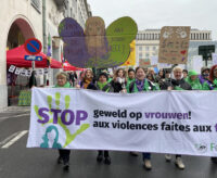 BRUXELLES Manifestation contre les violences faites aux femmes